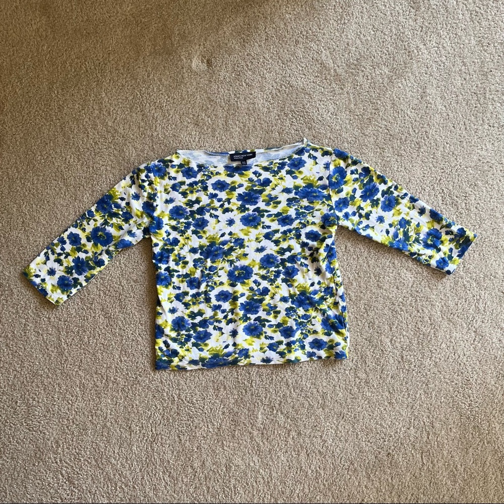 Jones New York Floral Shirt